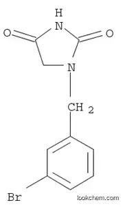 Molecular Structure of 1245647-33-9 (1-(3-Bromobenzyl)imidazolidine-2,4-dione)
